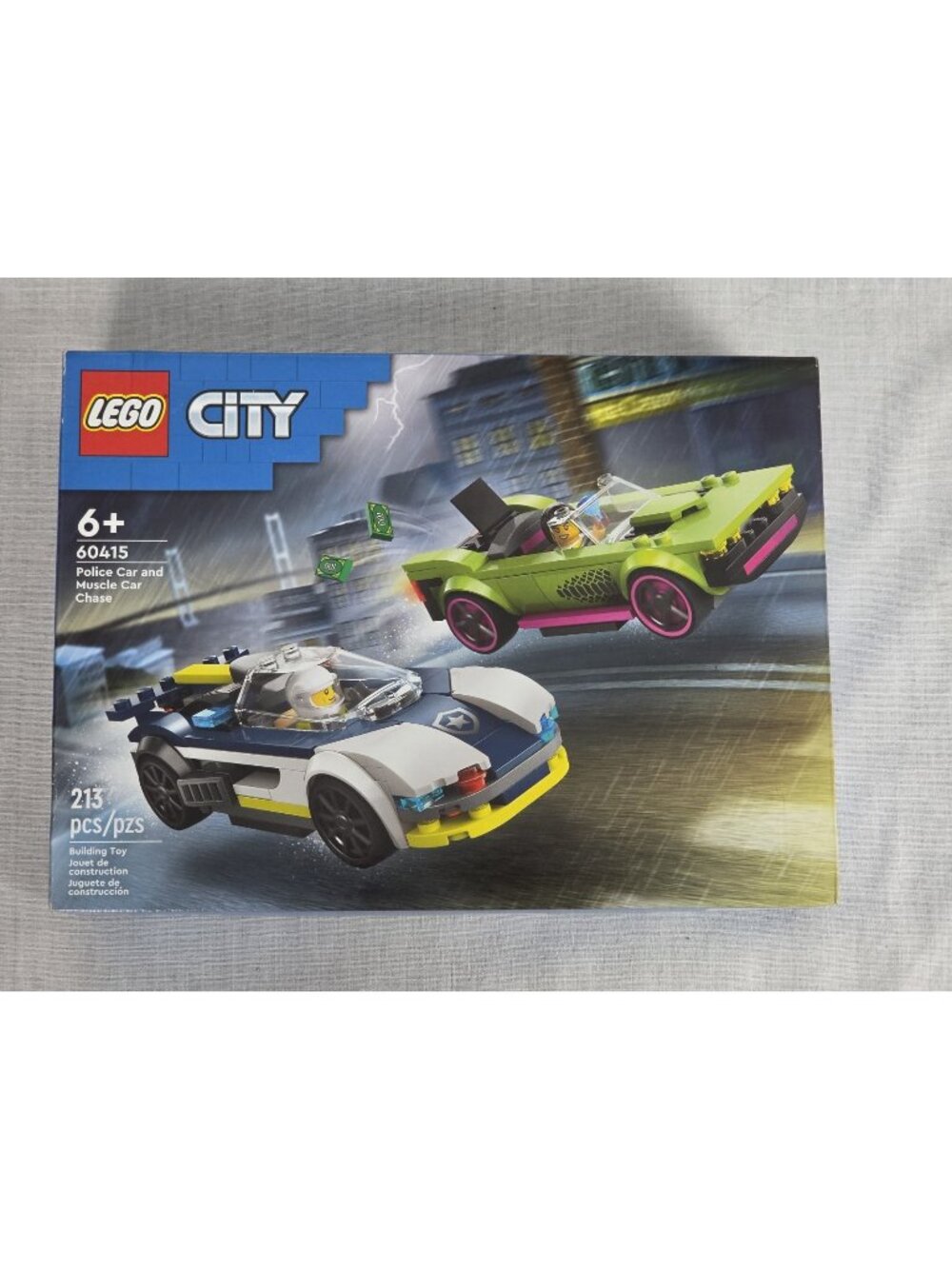 LEGO City Police Car & Muscle Car Chase # 60415 New – Factory Sealed Kids Toys